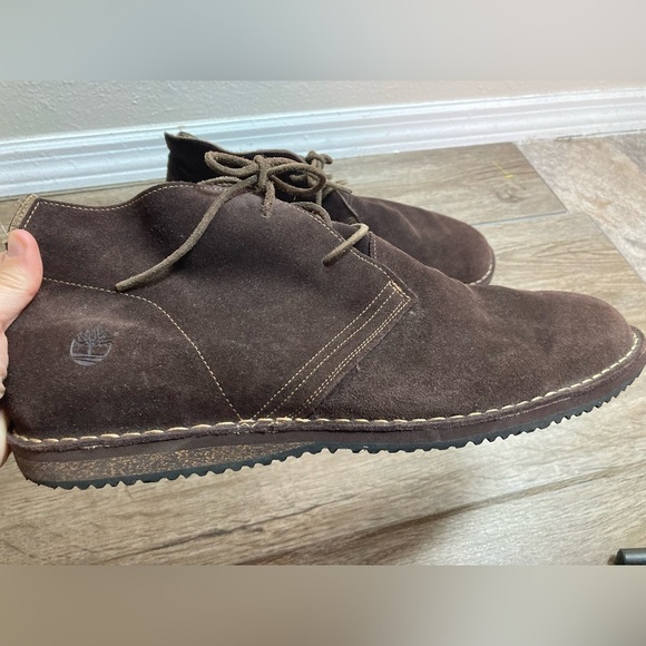 Timberland Smart Men’s Suede Chukka Leather Brown Comfort Ankle Boots, 13 M - Picture 4 of 10